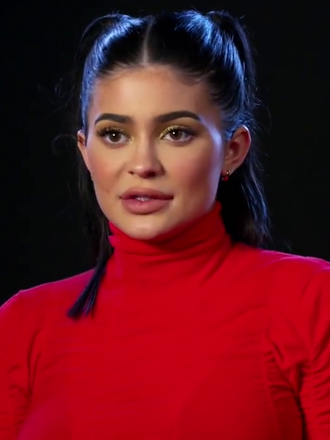 Kylie Jenner (Deep Winter) celebrity color analysis