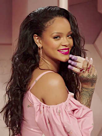 Rihanna (Winter) celebrity color analysis