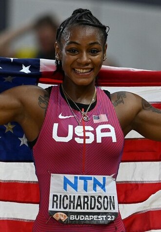 Sha'Carri Richardson (Deep Winter) celebrity color analysis