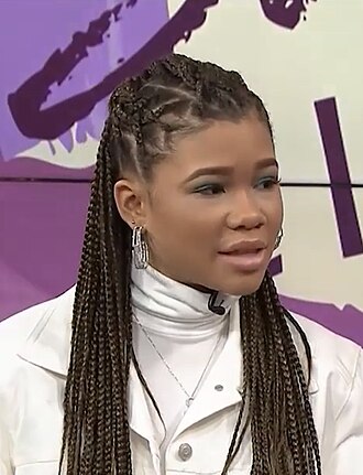 Storm Reid (Winter) celebrity color analysis