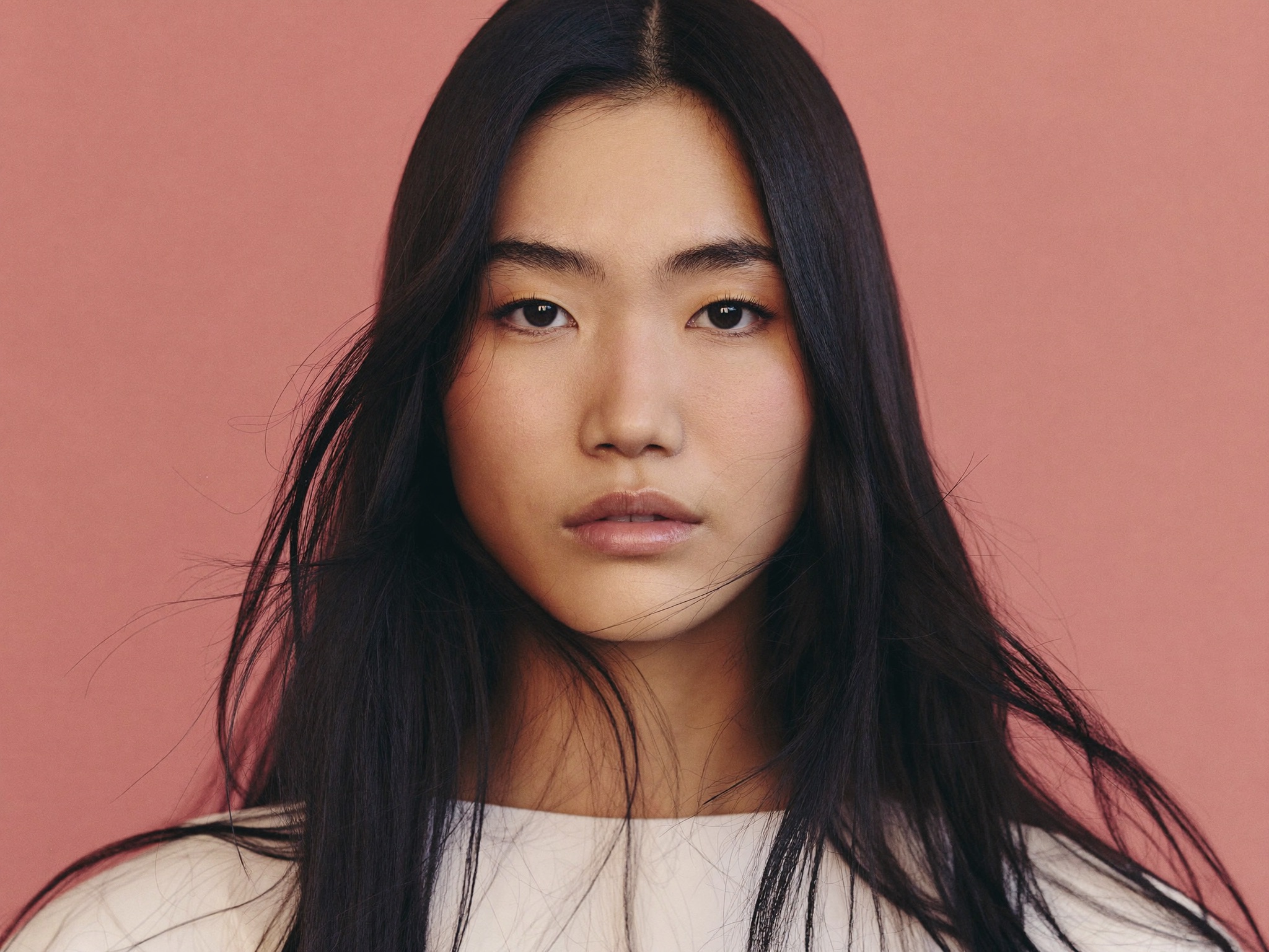 Long Layers Below the Jaw for square face shape