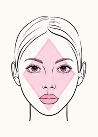 Diamond face shape