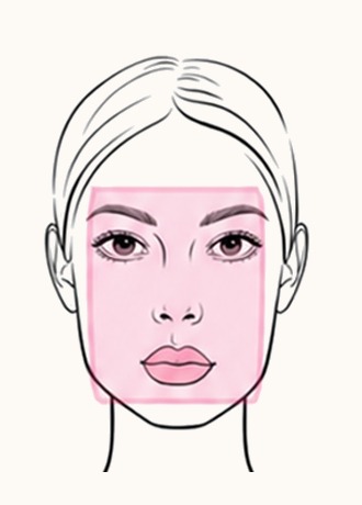 Rectangle face shape