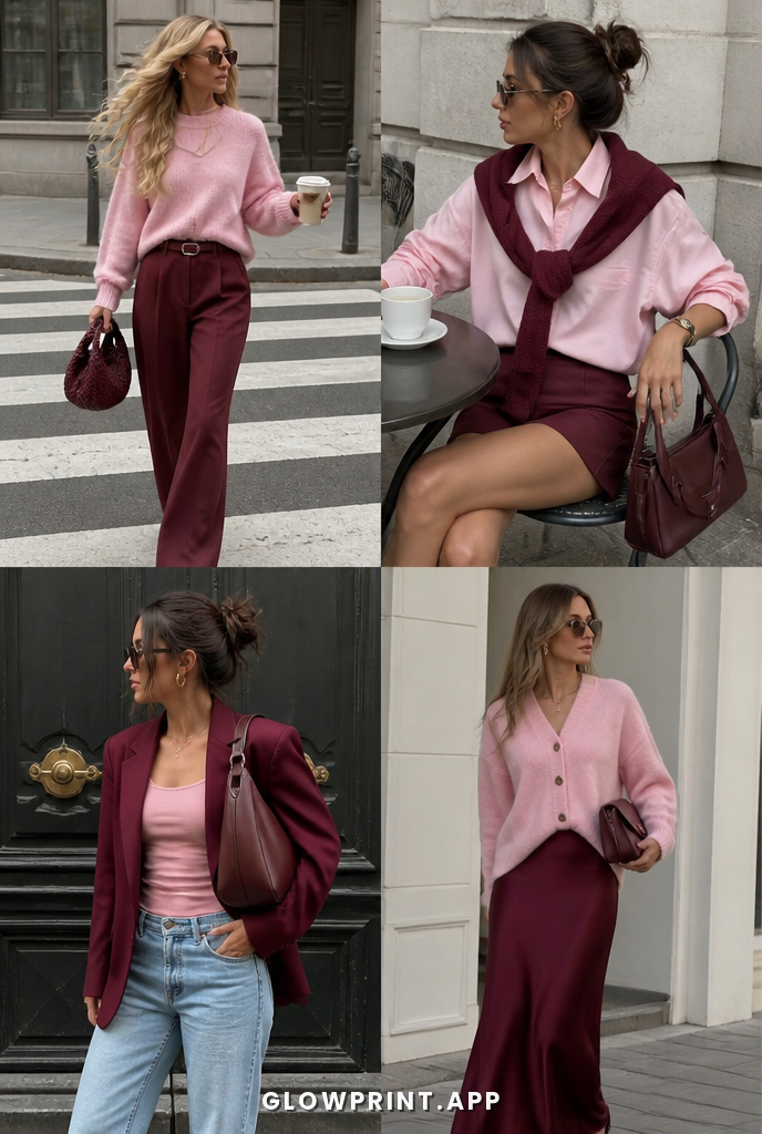 Cool Summer color palette outfit example