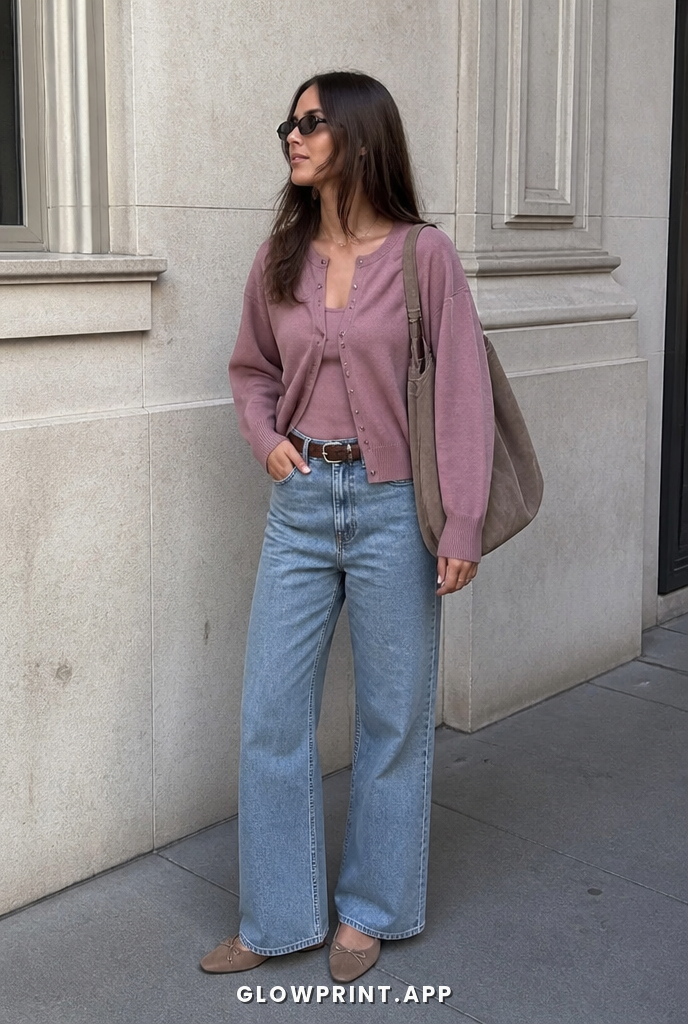Soft Summer outfit in Lavender + Soft Blue