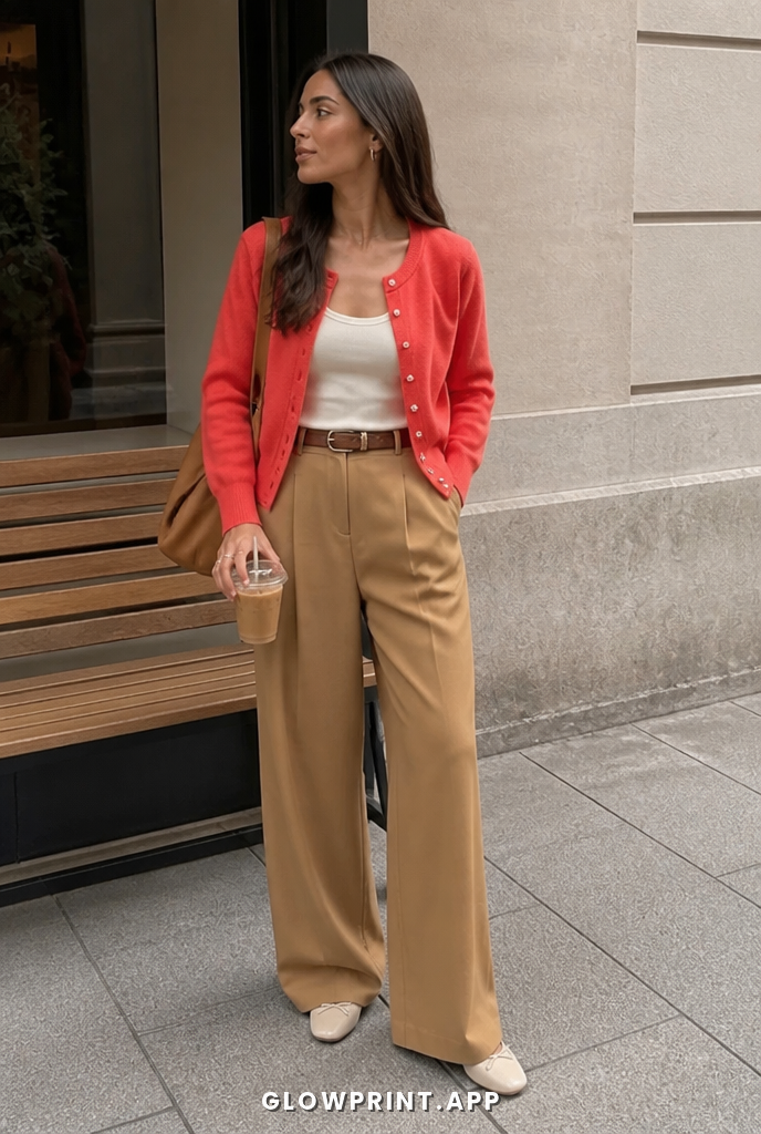 Spring color palette outfit example