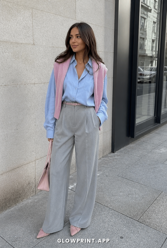 Summer color palette outfit example
